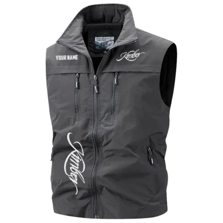 Kimber Exclusive Logo Multi-Pocket Sleeveless Vest OUHUV2100815KBZ