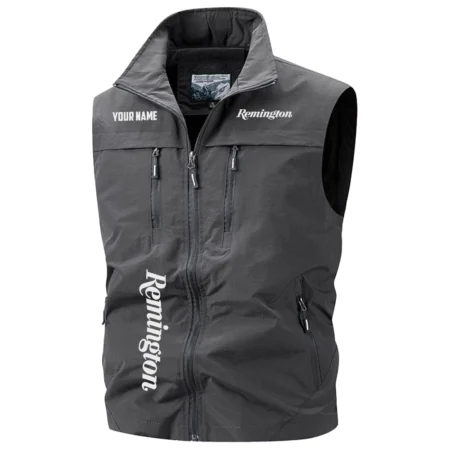 Remington Exclusive Logo Multi-Pocket Sleeveless Vest OUHUV2100815RTZ