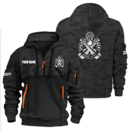 Springfield Armory Exclusive Logo Hoodie Half Zipper HTHUHHZ09SPAZ