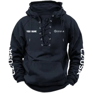 Dakota Arms Exclusive Logo Tactical Lace Up Hoodie OUHUH1210815DAZ