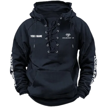 DoubleStar Exclusive Logo Tactical Lace Up Hoodie OUHUH1210815DSZ