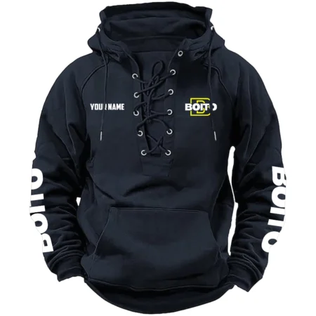 E.R. Amantino Exclusive Logo Tactical Lace Up Hoodie OUHUH1210815ERZ