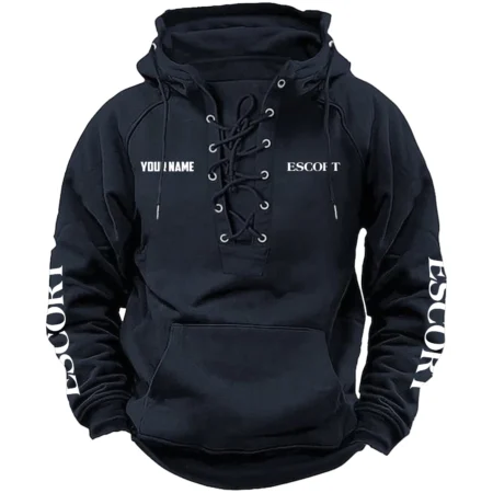 Escort Exclusive Logo Tactical Lace Up Hoodie OUHUH1210815ESZ