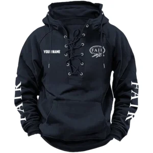 Fausti Exclusive Logo Tactical Lace Up Hoodie OUHUH1210815FSZ Fausti Exclusive Logo Tactical Lace Up Hoodie OUHUH1210815FSZ