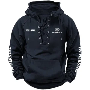Fausti Exclusive Logo Tactical Lace Up Hoodie OUHUH1210815FSZ Fausti Exclusive Logo Tactical Lace Up Hoodie OUHUH1210815FSZ