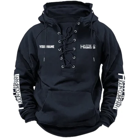 Hatfield Exclusive Logo Tactical Lace Up Hoodie OUHUH1210815HTZ