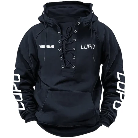 Lupo by Benelli Exclusive Logo Tactical Lace Up Hoodie OUHUH1210815LBZ