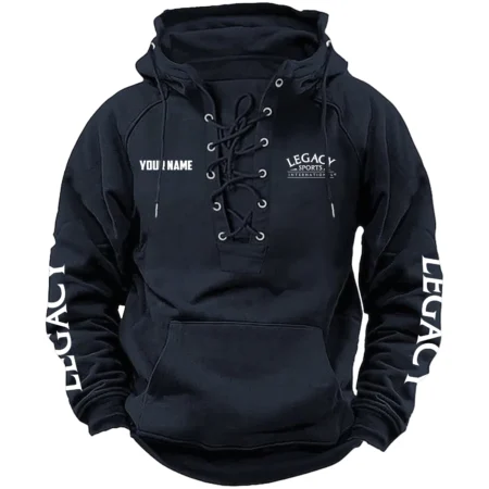 Legacy Sports International Exclusive Logo Tactical Lace Up Hoodie OUHUH1210815LSZ
