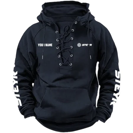Steyr Exclusive Logo Tactical Lace Up Hoodie OUHUH1210815STZ