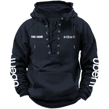 Uberti Exclusive Logo Tactical Lace Up Hoodie OUHUH1210815UBZ