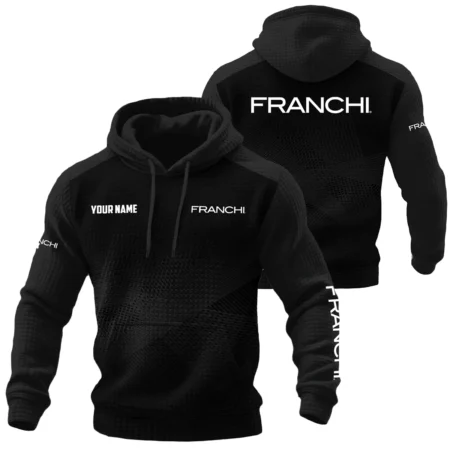 Franchi Exclusive Logo Waffle Quilted Hoodie OUHUH3580815FCZ