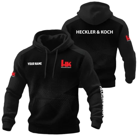 Heckler & Koch Exclusive Logo Waffle Quilted Hoodie OUHUH3580815HKZ