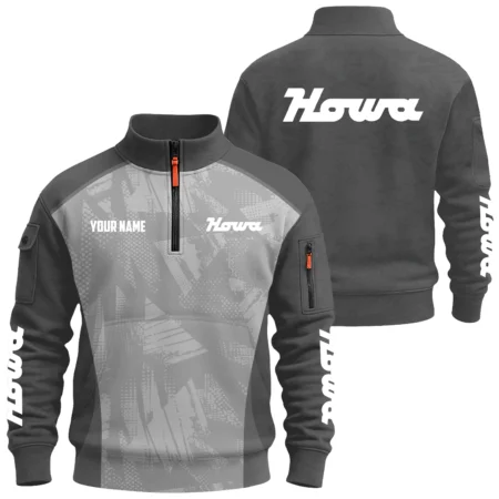 Howa Exclusive Logo Half Zipper Sweatshirt OUHUHZS081510HWZ
