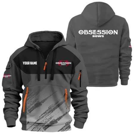 Obsession Bows Exclusive Logo Hoodie Half Zipper OUHUN3DHHZ04OBZ