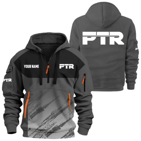 PTR Industries Exclusive Logo Hoodie Half Zipper OUHUN3DHHZ04PTZ