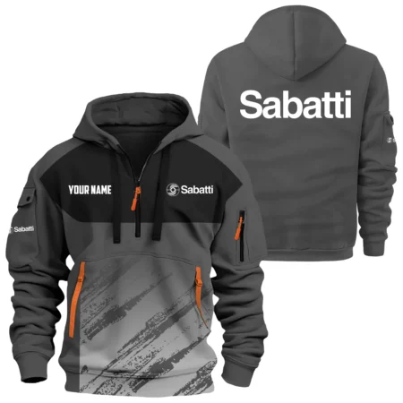 Sabatti Exclusive Logo Hoodie Half Zipper OUHUN3DHHZ04SBZ