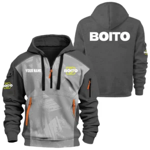 Retay Exclusive Logo Hoodie Half Zipper OUHUN3DHHZ10REZ