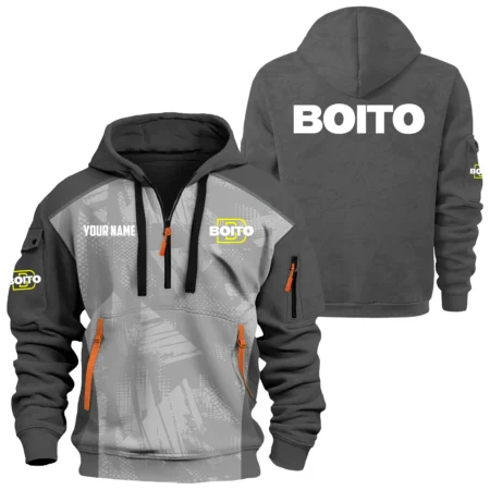 E.R. Amantino Exclusive Logo Hoodie Half Zipper OUHUN3DHHZ10ERZ