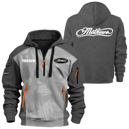 Mathews Archery Exclusive Logo Hoodie Half Zipper OUHUN3DHHZ10MAZ