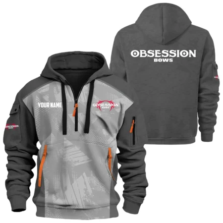 Obsession Bows Exclusive Logo Hoodie Half Zipper OUHUN3DHHZ10OBZ
