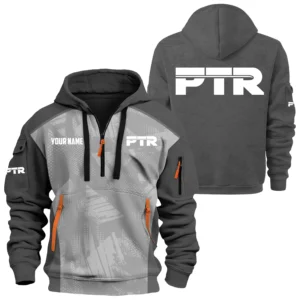 Merkel Exclusive Logo Hoodie Half Zipper OUHUN3DHHZ10MKZ