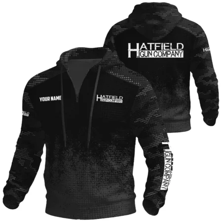 Hatfield Exclusive Logo Waffle Quarter-zip Hoodie OUHUWQH081503HTZ
