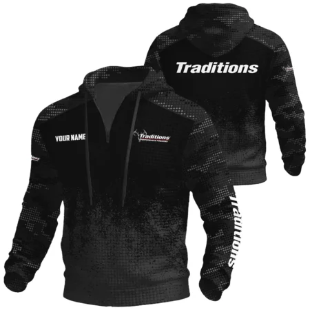 Traditions Exclusive Logo Waffle Quarter-zip Hoodie OUHUWQH081503TDZ