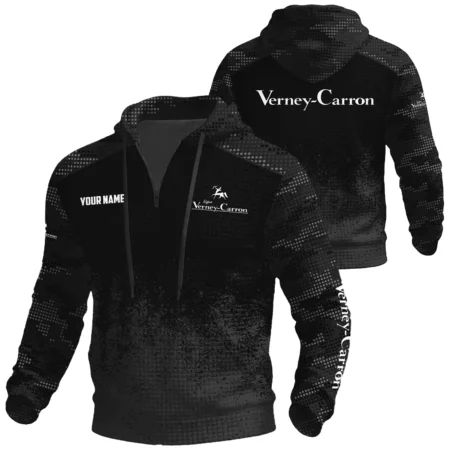 Verney-Carron Exclusive Logo Waffle Quarter-zip Hoodie OUHUWQH081503VCZ
