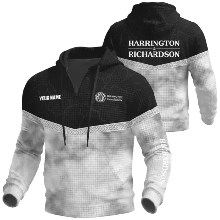 Harrington & Richardson Exclusive Logo Waffle Quarter-zip Hoodie OUHUWQH081505HRZ