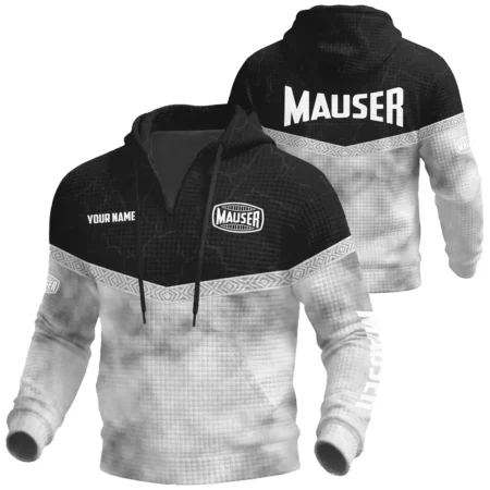 Mauser Exclusive Logo Waffle Quarter-zip Hoodie OUHUWQH081505MSZ