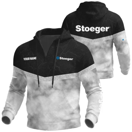 Stoeger Exclusive Logo Waffle Quarter-zip Hoodie OUHUWQH081505SGZ