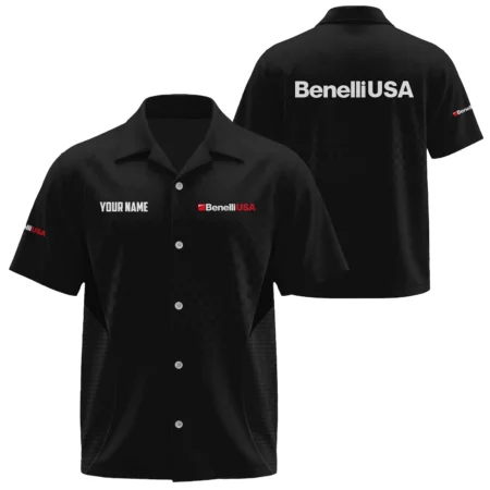 Benelli USA Exclusive Logo Short Sleeve Camp Collar Shirts OUHUHW26081501BUZ