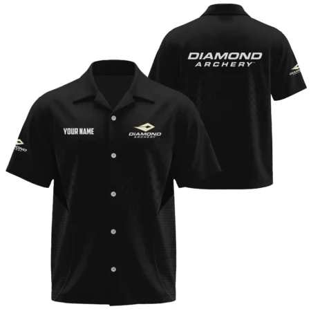 Diamond Archery Exclusive Logo Short Sleeve Camp Collar Shirts OUHUHW26081501DRZ