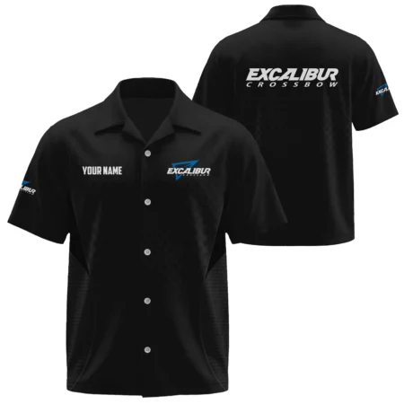 Excalibur Crossbow Exclusive Logo Short Sleeve Camp Collar Shirts OUHUHW26081501ECZ