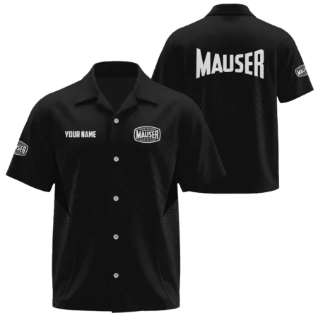 Mauser Exclusive Logo Short Sleeve Camp Collar Shirts OUHUHW26081501MSZ