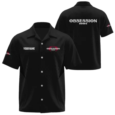 Obsession Bows Exclusive Logo Short Sleeve Camp Collar Shirts OUHUHW26081501OBZ