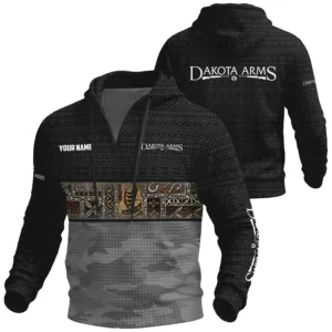 A.Uberti Exclusive Logo Waffle Quarter-zip Hoodie OUHUWQH081506AUZ