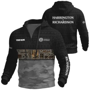 Kahr Arms Exclusive Logo Waffle Quarter-zip Hoodie OUHUWQH081506KAZ