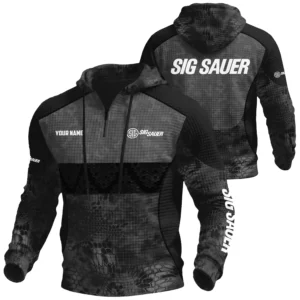 Smith & Wesson Exclusive Logo Waffle Quarter-zip Hoodie OUHUWQH081508SWZ