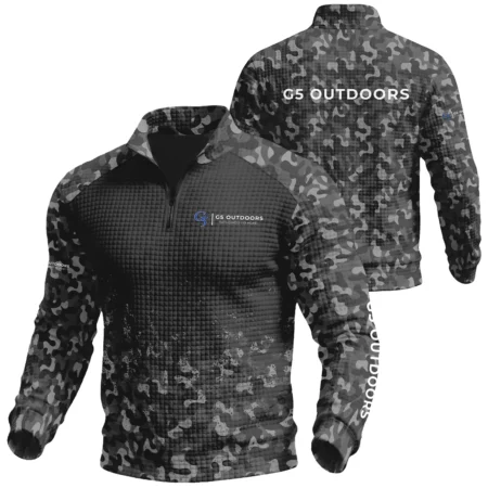 G5 Outdoors Exclusive Logo Waffle Quarter-zip Sweatshirt OUHUWQS081509G5Z