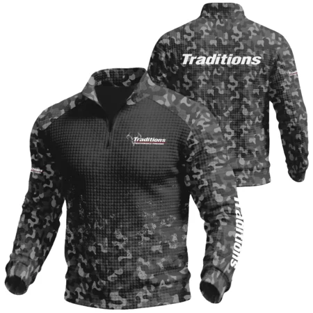Traditions Exclusive Logo Waffle Quarter-zip Sweatshirt OUHUWQS081509TDZ
