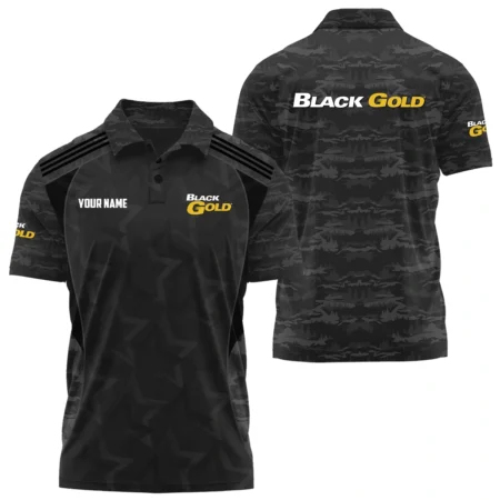 Black Gold Sights Exclusive Logo Polo Shirt OUHUPLTS26081502BDZ